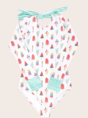 Saint Ida Coney Island Popsicle Swimsuit Sz 8